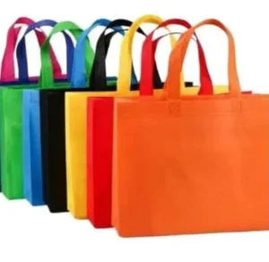 100% Recyclable and Highly Reusable Biodegradable Nonwoven Shopping Bags for Supermarket Use Customizable