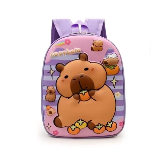 12 Inch School Backpack for Boys Girls Waterproof Kindergarten Bag Cute Animal Design Polyester Lining for Students