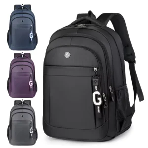 15.6 Inch Custom Logo Sports Fashion Student Travel Waterproof Unisex Oxford Zipper USB 20-39L Outdoor Business Laptop Backpack