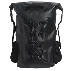 25L Lightweight Waterproof Backpack Roll Top Dry Backpack with Mesh Pocket for Beach Kayaking Travel Hiking