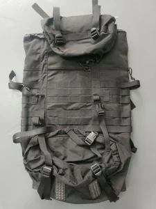 70L Outdoor Canvas Camouflage Travel Backpack with Nylon Lining Zipper Closure Waterproof Tactical Design