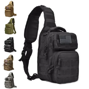 900D Waterproof Molle Assault Range Tactical Hiking Traveling Tactical Chest Bag Shoulder Sling Backpack Bags