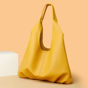 BESTELLA Custom Logo Ladies Fashion Soft PU Leather Commuting Shoulder Underarm Tote Bag