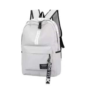Backpack Double Shoulder Bag for Men Women Junior High School Senior High School Students Large Capacity Oxford Zipper