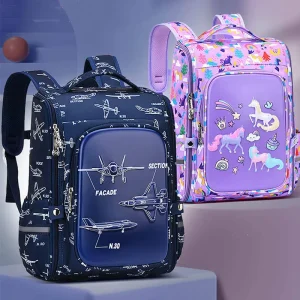 Bagpack Rucksack Durable Boys Cartoon Anime Unisex Simple Student Kids Schoolbag Bookbags Children Backpack School Bags