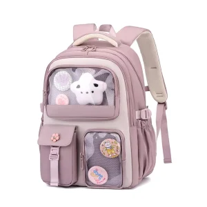 Beautiful Girls School Bag Back to School Gift Children Backpack Teens Stylish Middle High School Bags