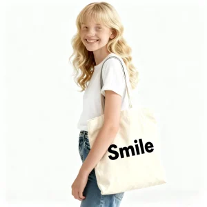 Blank Canvas Tote Bag for Women Large Capacity Reusable Grocery Bags Cotton Canvas Bags With Custom Logo or Letters