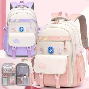 Book Bags Mochilas Girls Cartoon Trendy Canvas Large Cute Student Kids Schoolbag Bookbags Children Backpack School Bags