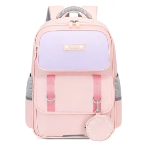 Boys’ Children’s Primary School Durable Ultra Light Large Capacity Microfiber Synthetic Leather Backpack New Campus Laptop Bag