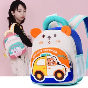 Boys Girls Kindergarten Backpack 3 6 Years Old Children Anime Cartoon Pattern Oxford Ultra light Large Capacity Air Cushion