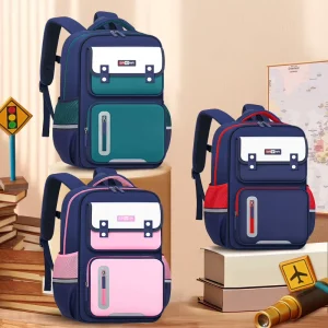 British New Oxford Schoolbag Primary School Students Lightweight Ridge-protecting Large Capacity Air Cushion Backpack Printable