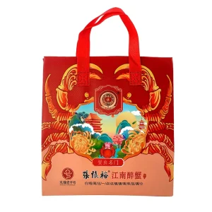 Bulk Custom Non Woven Promotional Bags Reusable Eco Totes for High End Seafood Gifting & Corporate Events