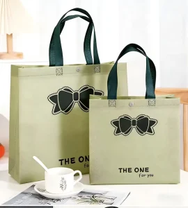 Bulk Supermarket Reusable Biodegradable Laminated Eco Friendly Fabric Grocery Shopping Carry PP Non Woven Tote Bag