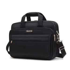Business Messenger Briefcases with Organizer for Men Women Shoulder Sleeve Nylon Laptop Bag