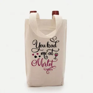 COTTON WINE TOTE BAGS