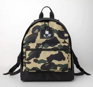 Camouflage Oxford Unisex Ape Head Casual Travel Backpack Schoolbag