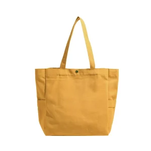 Canvas Durable Solid Color Tote Bag Large Capacity Lightweight Shoulder Purse for Women Work Travel