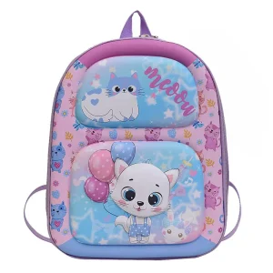 Cartoon 3D Shell Knapsack for 3 6 Years Old Children Oxford Polyester Lining Fashion Backpack for Primary Kindergarten School