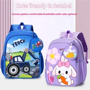 Cartoon School Bag Children’s School Backpack Cute Fashion Printed Student Backpack for Boys Girls Kindergarten