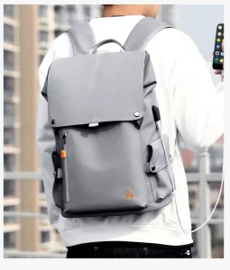 Casual School Backpack for College Students Crossbody Supply Men’s Large Capacity Travel Backpack Laptop Bag