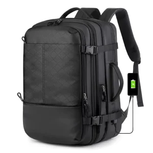 Casual Sports Backpacks for Men’s USB Large Capacity Student Travel Backpack Luggage Bag Double Computer Business Backpack Logo