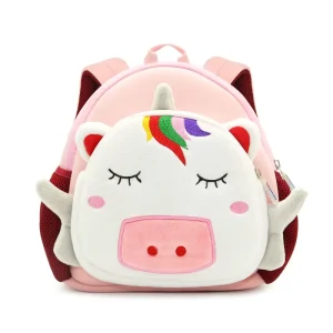 Children Animal Bag Backpacks Boys Girls Kindergarten Pre School Bags Cute Neoprene Cartoon Anti Lost Toddler Backpack