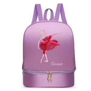 Children’s Backpack with Independent Shoe Compartment for Dancing