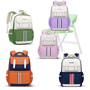 Children’s Schoolbag Primary School Grade 1-6 Unisex Oxford Material Waterproof Ultra-Light Large Backpack