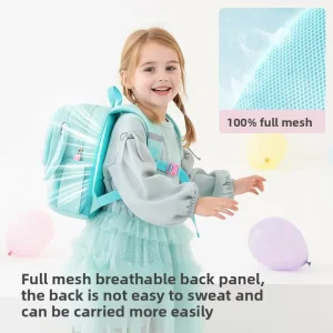 Children’s Unisex 3 6 Years Old Kindergarten Cartoon Neoprene Fashion Princess Zipper Closure Spring Cute Baby Outing