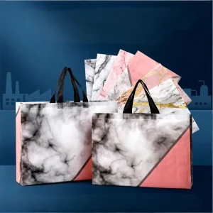 Clothing Store Shopping Bags Reusable Gift Wrapping Bags Made of Non woven Fabric Carry Bags