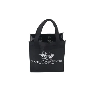 Colorful Printed Laminated Non Woven Bag Tote Bag Compartments Double Holder Hand Length Handle Eco Friendly Custom Logo