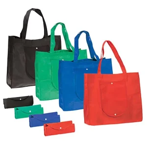 Colorful Printed Non Woven Durable Tote Bag Custom Logo Bag Reusable Shopping Bag for Market Grocery Use Hand Length Handle
