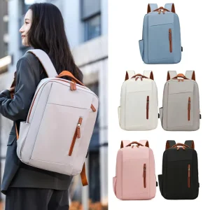 Commuting and Business Backpack Large-Capacity Multi-Functional Water-Repellent Laptop Backpack Minimalist Travel Bag