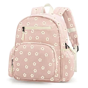 Corduroy Girls’ Toddler Backpack 2 5 Years Preschool Kindergarten Size 137″ H Cute Closure Free Made in China