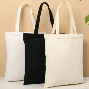 Cotton Tote Bags Lightweight Medium Reusable Grocery Shopping Cloth Suitable DIY Advertising Promotion Gift Activity