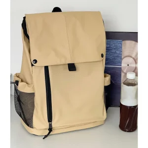 Cross-border Multifunctional Backpack Solid Color Computer Backpack College Style Bag Campus Pack