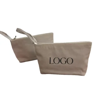 Cross border Pure White Horizontal zip Canvas Casual Travel Portable Storage Bag Minimalist DIY Tote Clutch Ly73 China