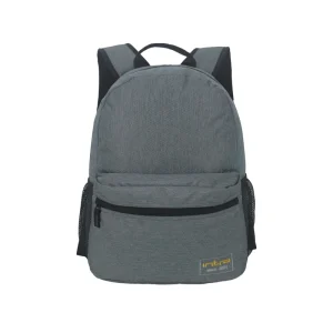 Custom Breathable Student School Backpack with Zipper Closure Water Resistant Arcuate Shoulder Strap Side Bottle Holders