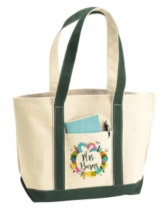 Custom Canvas Tote Bag with Handles for Woman Reusable Cloth Bag for Groceries and Shopping in Bulk Blank Cotton Tote Bag
