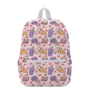 Custom Classical Casual Backpack for Middle High School Water Resistant Bookbag College Travel Nylon Backpack