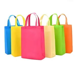 Custom Eco Friendly Durable Reusable 3D Advertising PP Non Woven Tote Bags Offset Printing Logo Supermarket Grocery Shopping