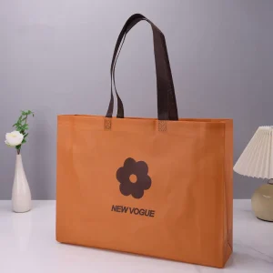 Custom Eco Friendly Recyclable Non Woven Shopping Tote Bag with Logo