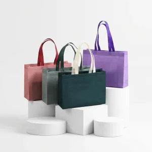 Custom Eco friendly Non Woven Bag Colorful Non Woven Shopping Tote Bags Food Grocery Non woven Tote Bag Custom Printing Process