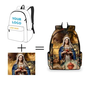 Custom Full Printed Factory Direct Sale Custom Design School Bag Popular Bookbag Children’s Backpack College Backpack