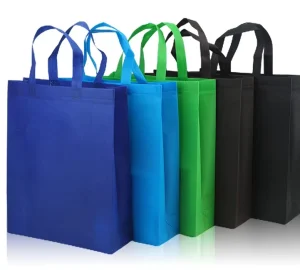 Custom Large Capacity Reusable Eco Friendly Shopping Bag Blank Laminated Nonwoven Logo Printed Recyclable