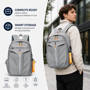 Custom Logo Backpack Factory 15.6 Laptop Bag Waterproof Business Backpacks Premium Leisure Sports Travel School Bag USB Nylon