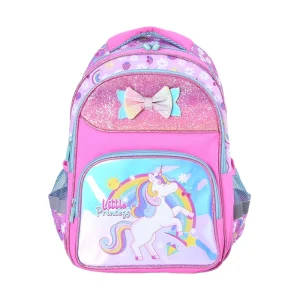 Custom Logo Backpack for School Boys Girls Cute Cartoon New Foreign Trade Kindergarten Large Capacity Unicorn Schoolbag Oxford