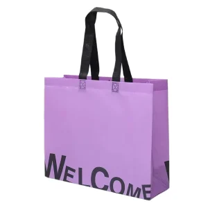 Custom Logo Bag Screen Printed Non Woven Durable Reusable Tote Bag for Industrial Use Grocery Market Shopping