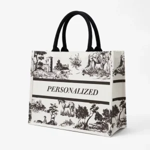 Custom Logo Eco Friendly 100% Cotton Canvas Tote Bag Reusable Shopping Bag for Promotional Gifts & Retail