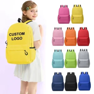 Custom Logo Kids School Bags Waterproof Oxford Children’s Backpacks Large Capacity Multi Color Student Backpack